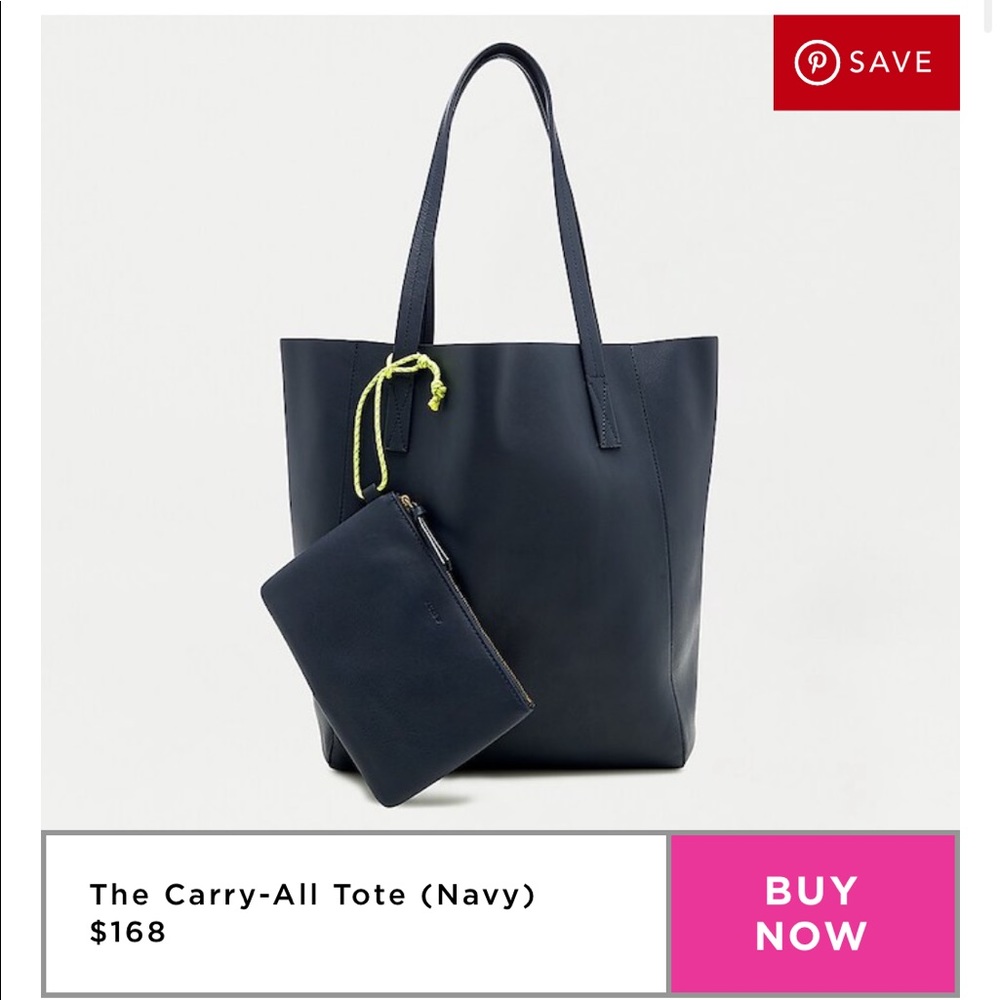 J Crew Carry All Tote Navy